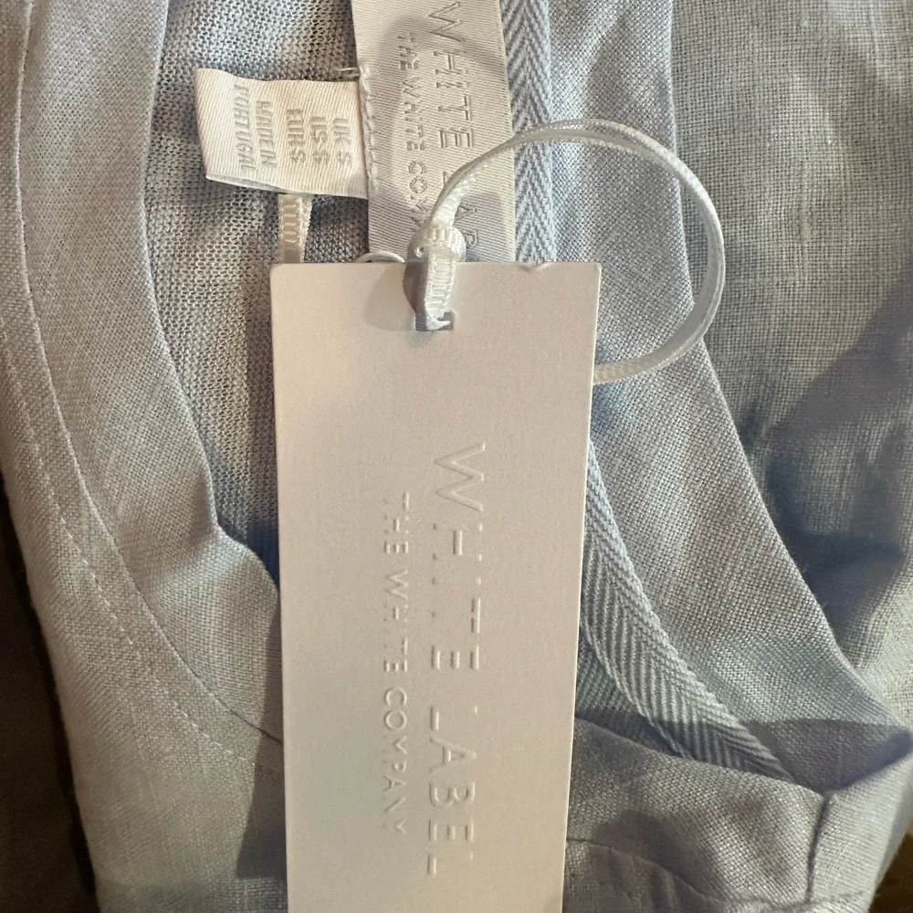 The White Company Light Blue Linen Tee - Picture 4 of 5